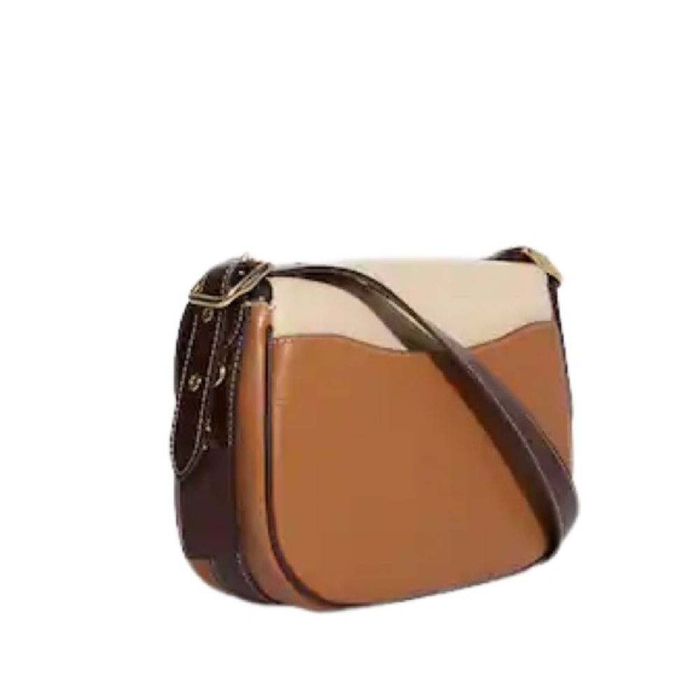 NWOT Coach Macie Saddle Bag in Colorblock - Picture 3 of 13